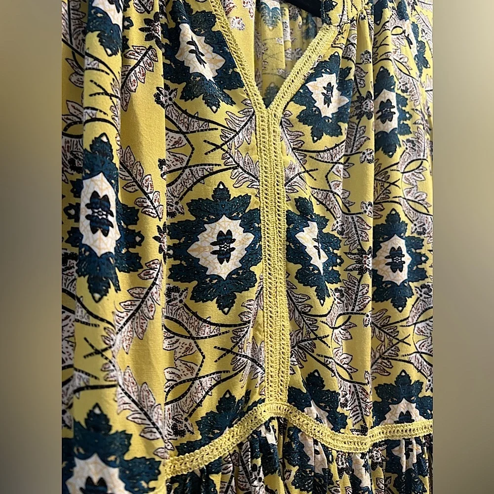 Chances R yellow Bohemian Dress - Picture 4 of 4